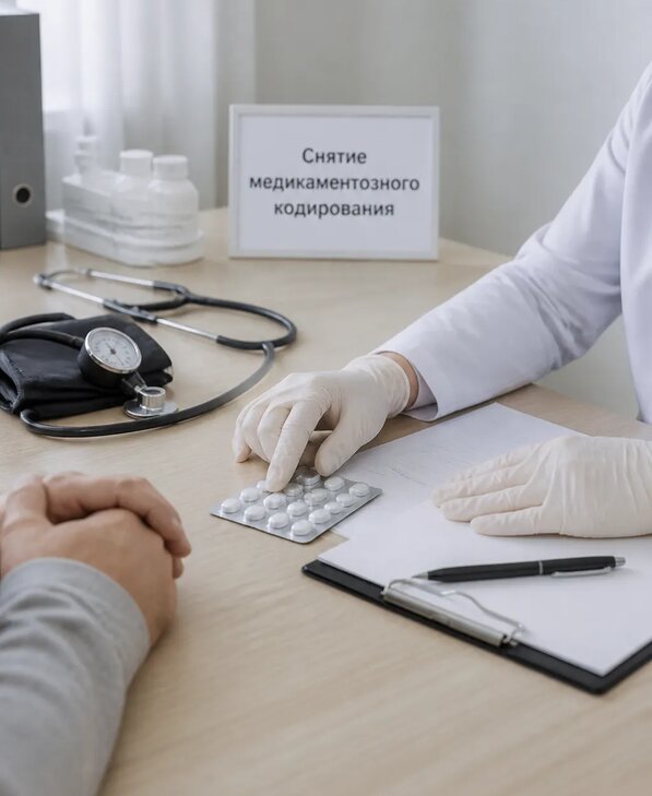 Снятие медикаментозного кодирования в Заволжье от 5092 р. | Медзона